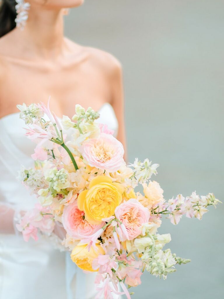 bouquet mariage colore bomdia