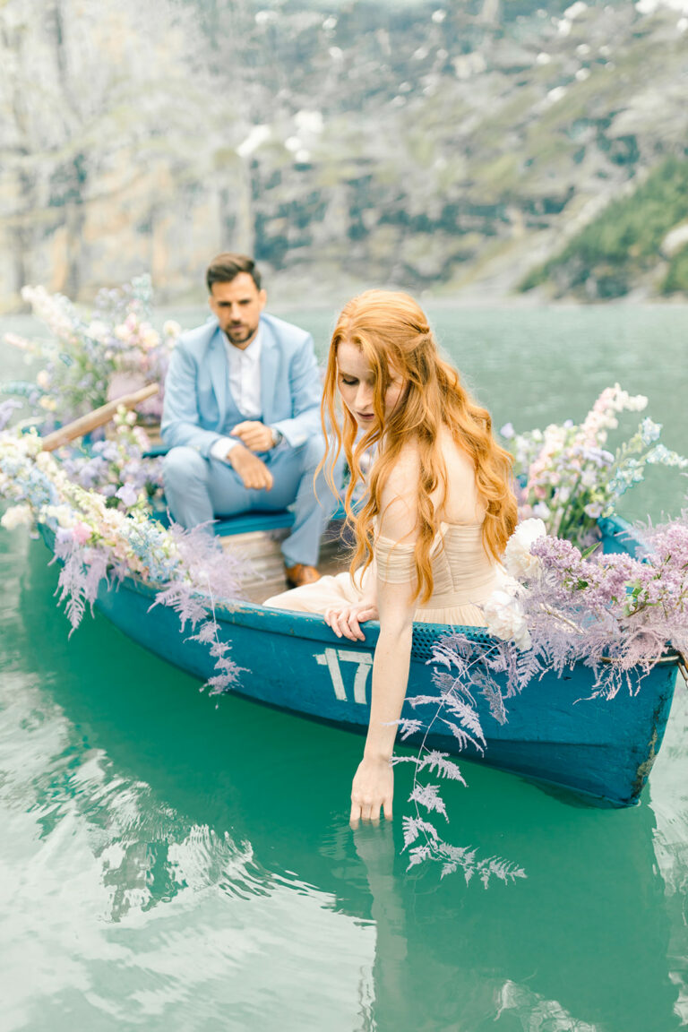 Mariage entre lac et montagne en Suisse