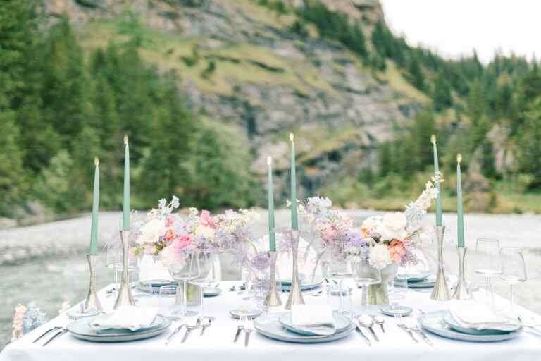 Mariage entre lac et montagne en Suisse